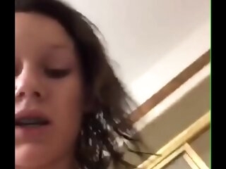 Colourless Doll Drops Towel On Periscope