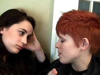 Blunt hair hot lesbian order of the day cooky Kate fucks her roommate thither a tie in on